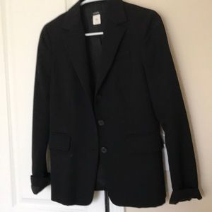 Black J. Crew Blazer 100% wool